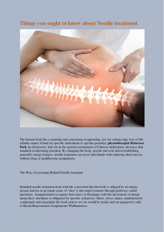 Find the best Clinical pain massage in Battersea