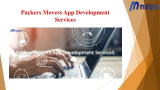 Packers Movers App Development Services