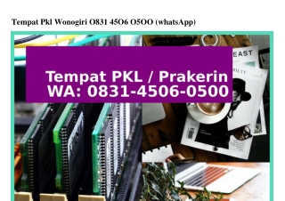 Tempat Pkl Wonogiri ౦8౩1~45౦6~౦5౦౦(WA)