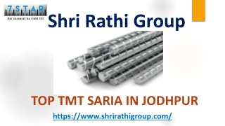 Top TMT Saria in Jodhpur – Shri Rathi Group