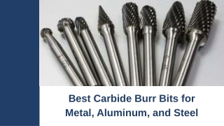 Best Carbide Burr Bits for Metal, Aluminum, and Steel