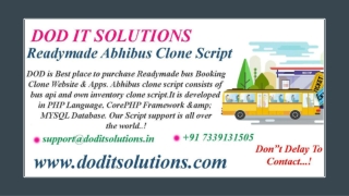 Best Abhibus Clone System - DOD IT SOLUTIONS