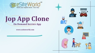 Jop App Clone - On Demand Service App