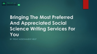 Bringing The Most Preferred And Appreciated Social Science