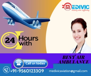 Promptly Pick Medivic Air Ambulance Service in Bhopal with Certified Pre Medical Setup