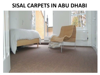 SISAL CARPETS IN ABU DHABI