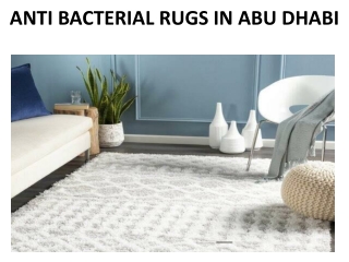 ANTI BACTERIAL RUGS IN ABU DHABI