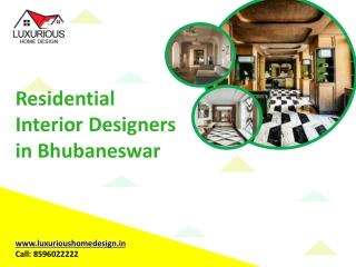 Residential Interior Designers in Bhubaneswar