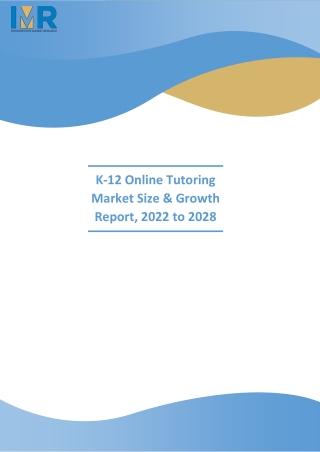 K-12 Online Tutoring Market