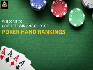Poker Hand Rankings