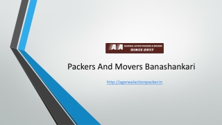 Packers And Movers Banashankari