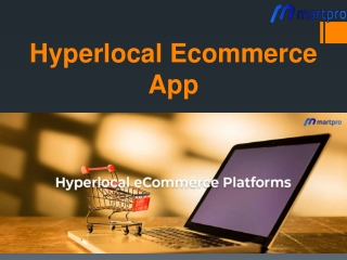 Hyperlocal Ecommerce App