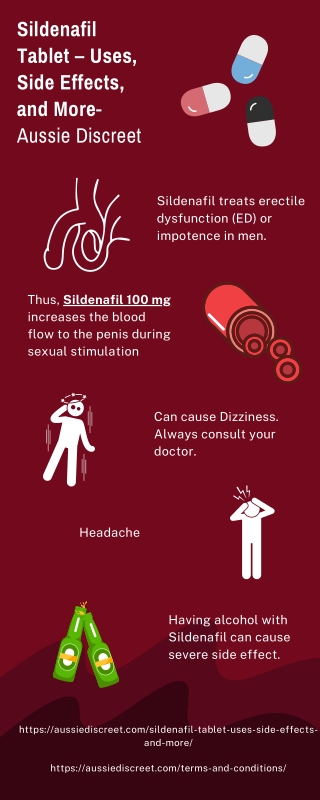 Sildenafil Tablet – Uses, Side Effects, and More- Aussie Discreet