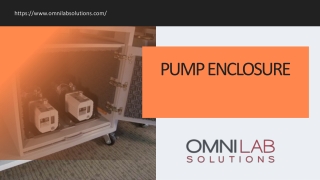 Best Pump Enclosure for pump Operations and pollutant air