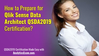 Get Complete Detail On Qlik Sense Data Architect (QSDA2019) Certification