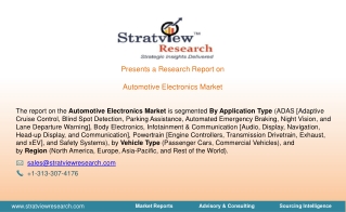 Automotive Electronics Market Size, Share, Trend, Forecast, & Industry Analysis