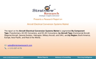 Aircraft Electrical Conversion Systems Market Competitive Analysis, and Insights