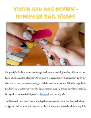 Youth And Age Review - Nodspark Nail Wraps