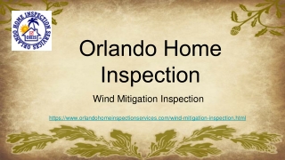 Wind Mitigation Inspection