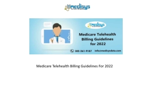 Medicare Telehealth Billing Guidelines For 2022