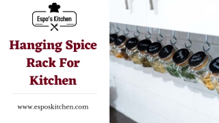 Your One-Stop Shop For Hanging Spice Rack For Kitchen Use