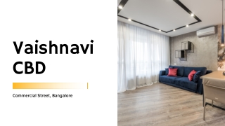 Vaishnavi CBD Commercial Street, Bangalore | Brochure