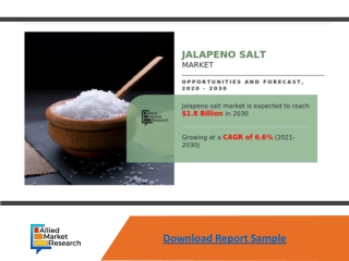 Jalapeno salt market