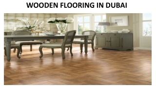 WOODEN FLOORING IN DUBAI
