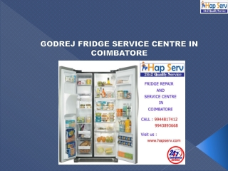 GODREJ FRIDGE SERVICE CENTRE IN COIMBATORE