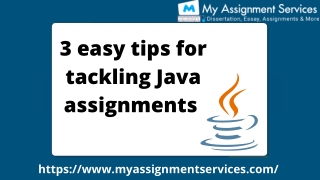 3 easy tips for tackling Java assignments