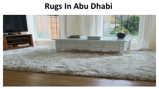 Rugs In Abu Dhabi