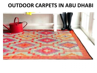 OUTDOOR CARPETS IN ABU DHABI