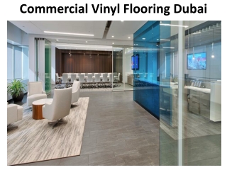 Commercial Vinyl Flooring Dubai