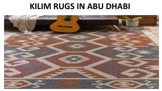 KILIM RUGS IN ABU DHABI
