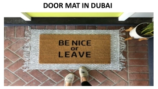 DOOR MAT IN DUBAI