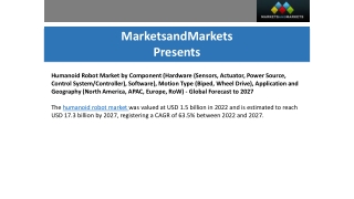 Humanoid Robot Market worth $17.3 billion by 2027