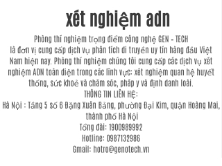 xét nghiệm adn