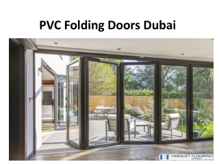 PVC Folding Doors Dubai