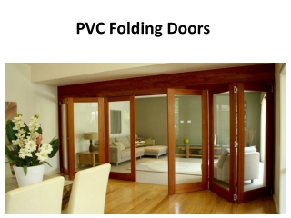 PVC folding Doors
