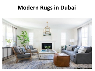 Modern Rugs in Dubai