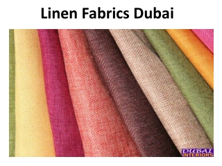 Linen Fabrics Dubai