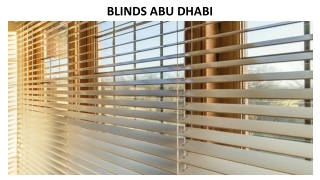 BLINDS ABU DHABI