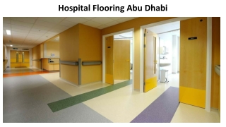 Hospital  Flooring  Abu Dhabi
