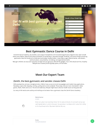 Enjoy the Best Gymnastic Classes in Delh