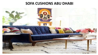 CHAIR SEAT CUSHIONS ABU DHABI