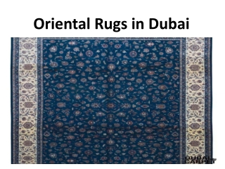 Oriental Rugs in Dubai