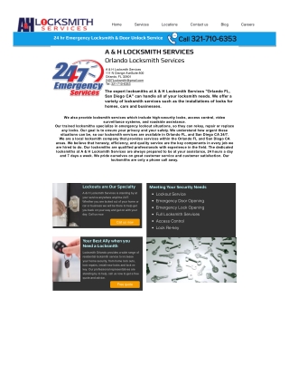 Commercial Locksmith Services