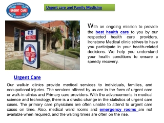 Urgent Care & Walk-In Clinic Riverside CA