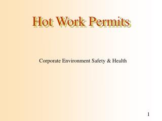 Hot Work Permits