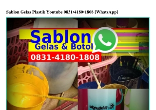 Sablon gelas plastik youtube sablon botol stainless, sablon botol stainless sabl